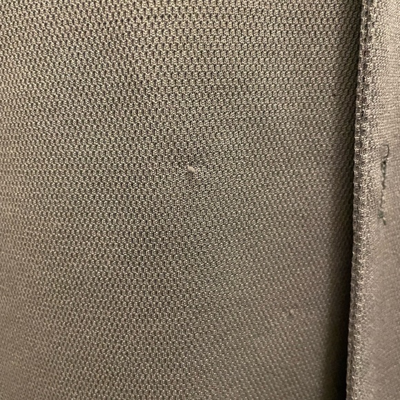 IZ IT U vintage, s/s button down, knit shirt in gray w/ black and white, size L. - Picture 5 of 7